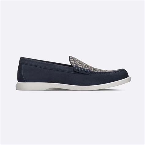 Dior Granville Chukka Boot Navy Blue Suede with Beige and 